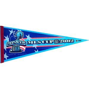 MLS Cup 2002 Foxboro Stadium Pennant - Revolution v Galaxy